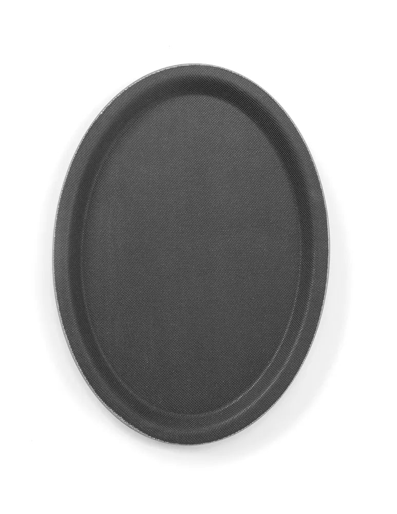 Serviertablett rutschfest, oval, HENDI, 200x265mm