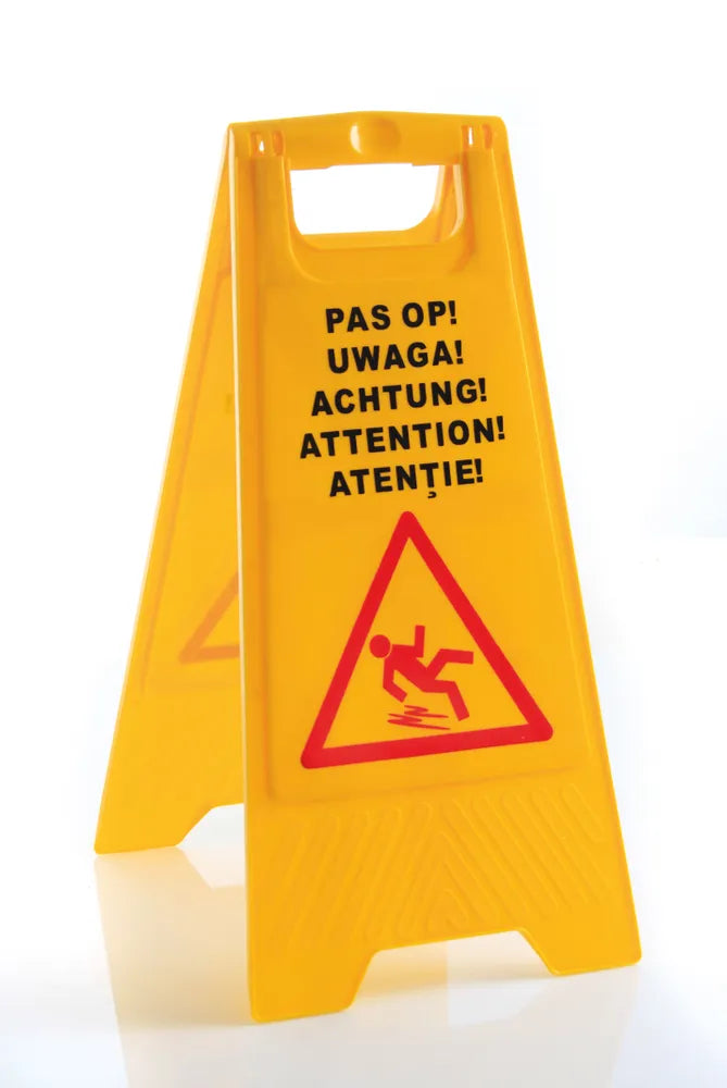 Schild Rutschgefahr, HENDI, 300x460x(H)615mm