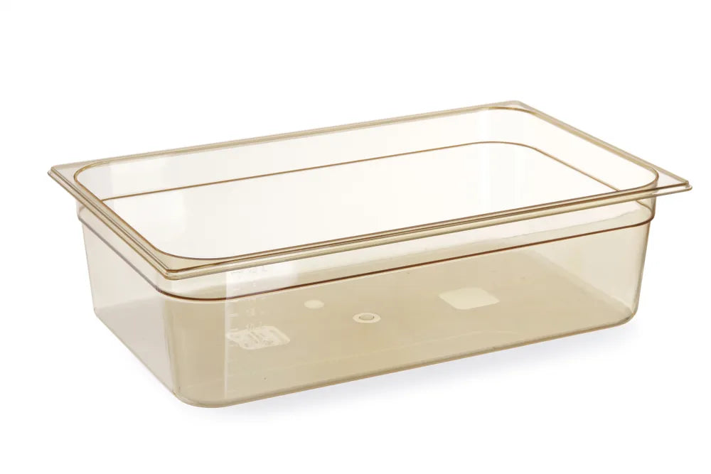 Gastronorm-Behälter 1/1, hochtemperaturbeständig, HENDI, GN 1/1, 13,3L, Transparent, 530x325x(H)100mm