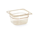 Gastronorm-Behälter 1/6, hochtemperatubeständig, HENDI, GN 1/6, 1,6L, Transparent, 176x162x(H)100mm