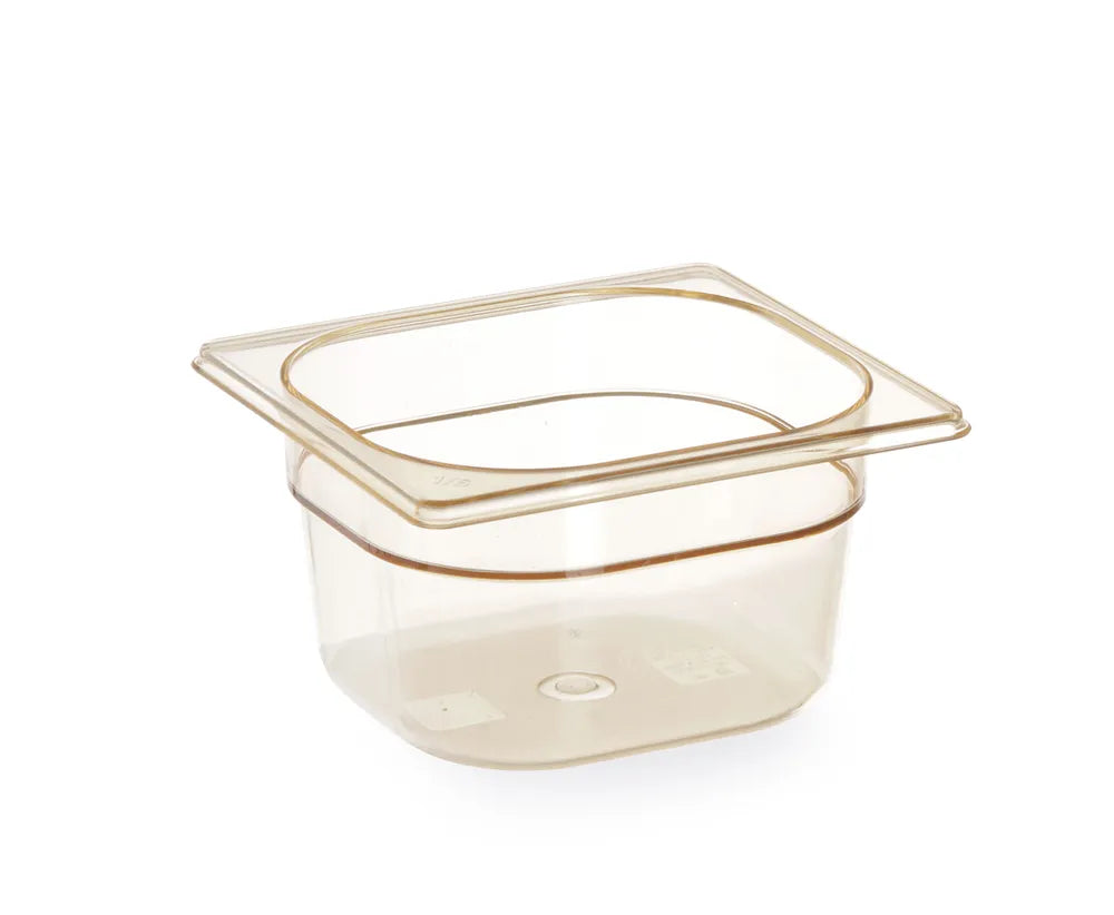 Gastronorm-Behälter 1/6, hochtemperatubeständig, HENDI, GN 1/6, 1,6L, Transparent, 176x162x(H)100mm
