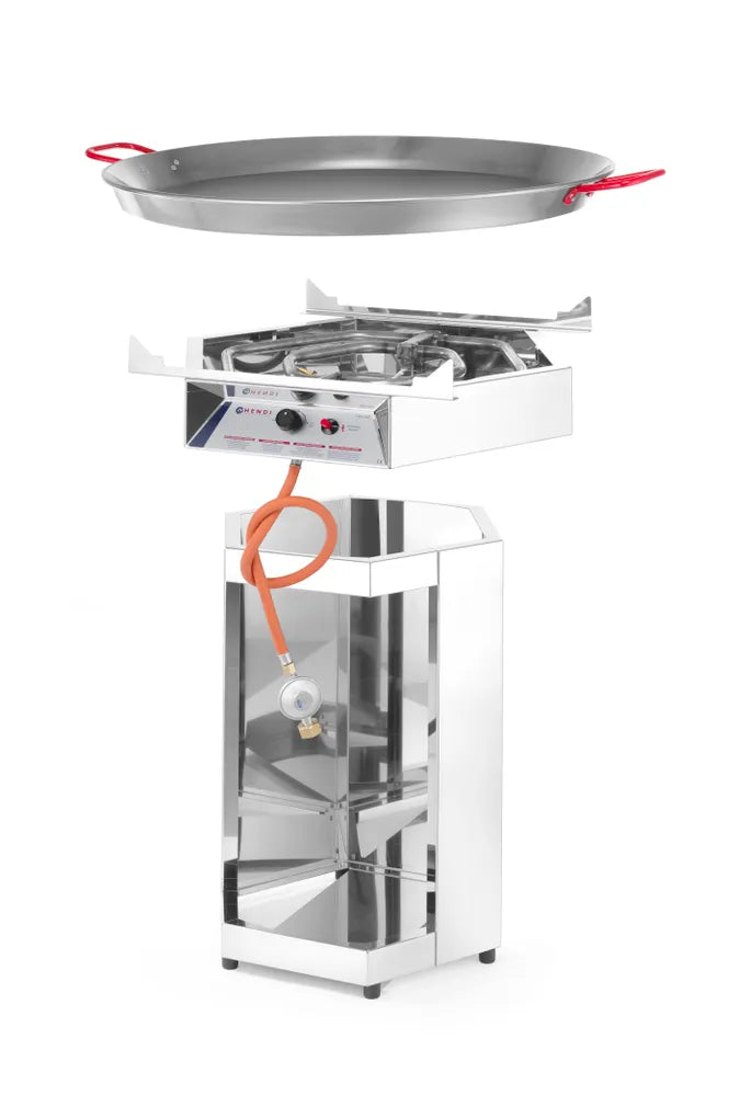 Gasgrill Fiesta 800, HENDI, 7kW, 800x800x(H)900mm