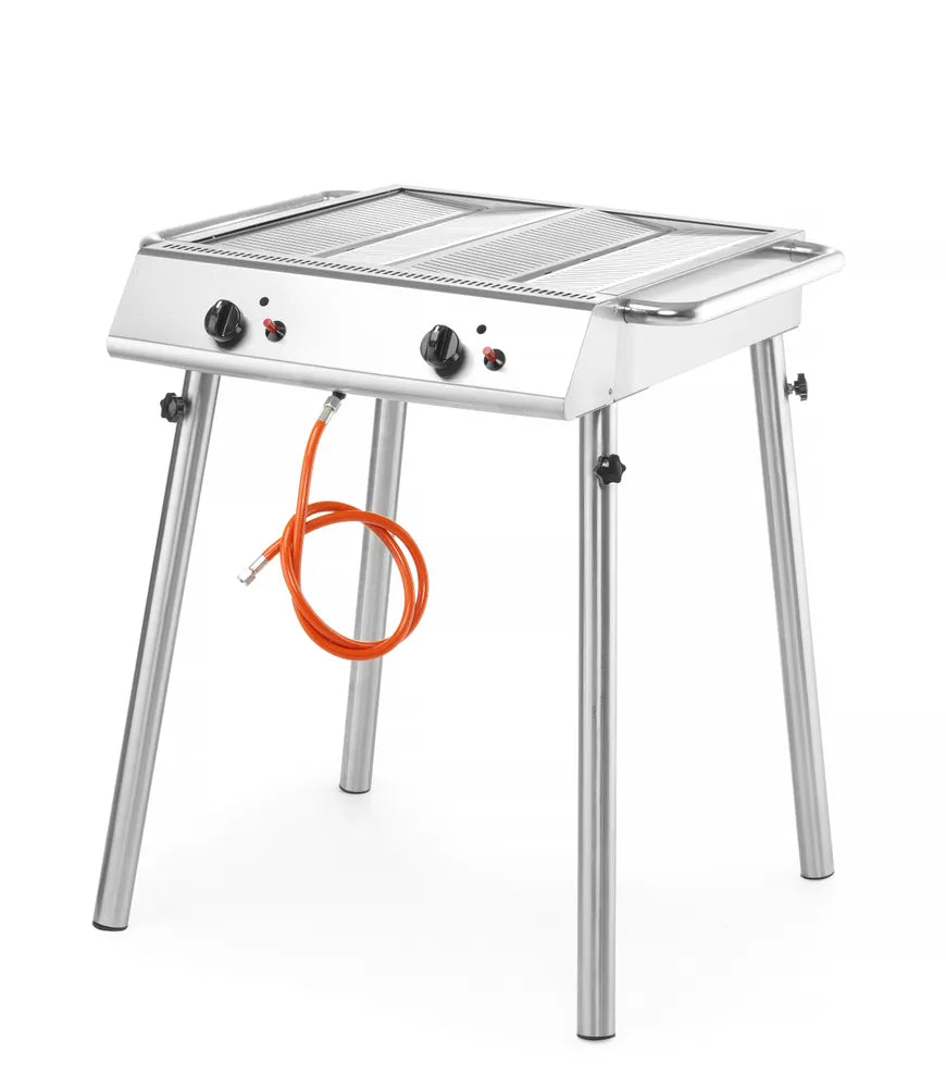 Gasgrill Xantos, HENDI, 9,5kW, 770x710x(H)870mm