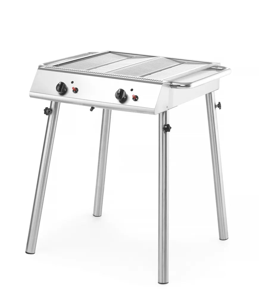 Gasgrill Xantos, HENDI, 9,5kW, 770x710x(H)870mm