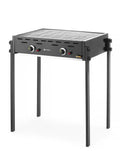 Gasgrill Roast-Master Pro Schwarz, HENDI, Schwarz, 11,6kW, 790x560x(H)900mm