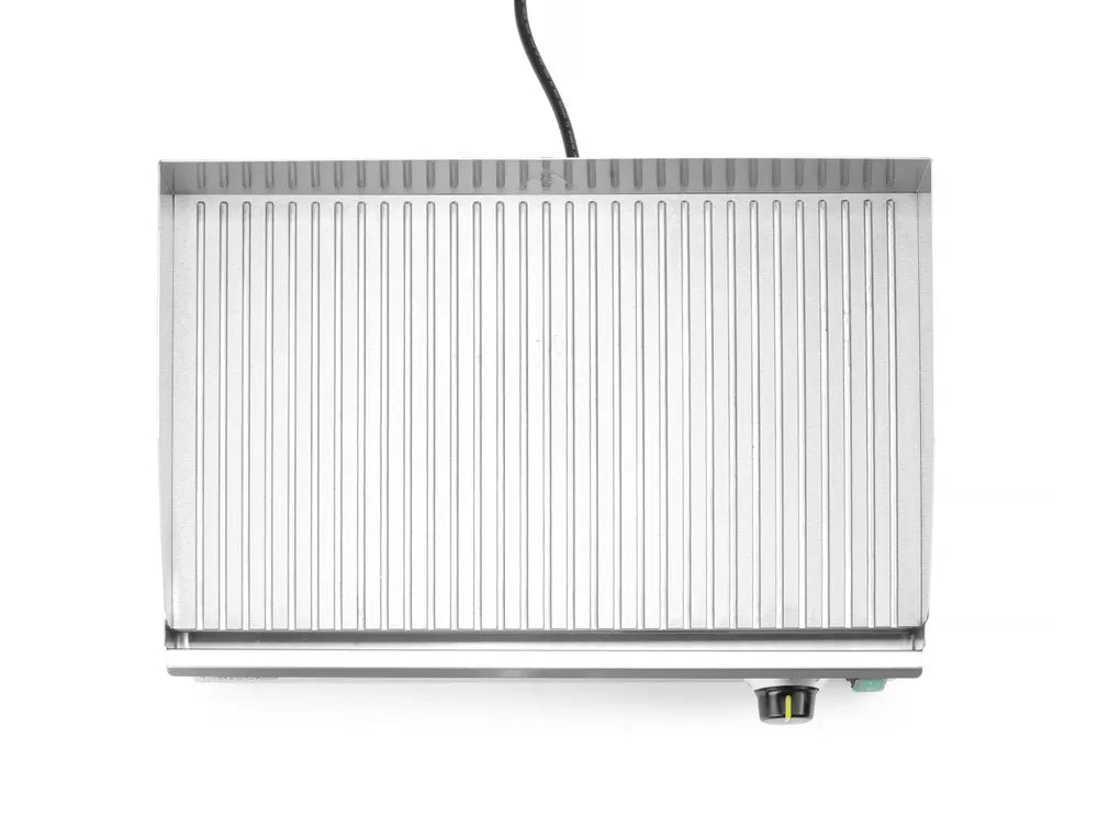 Grillplatte gerillt, HENDI, Kitchen Line, 220-240V/2400W, 527x404x(H)233mm