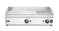 Grillplatte 1/3 gerillt, HENDI, Kitchen Line, 220-240V/3500W, 697x474x(H)241mm