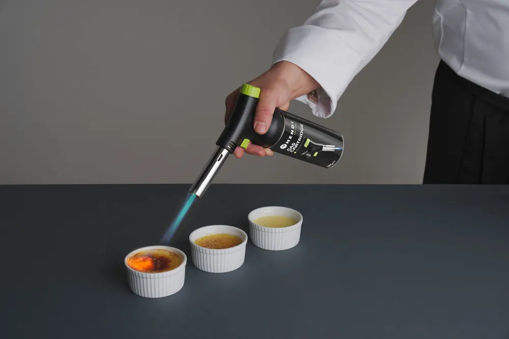 HENDI Jet Crème-Brûlée-Brenner - Set mit Kartusche, HENDI, designed by Robert Bronwasser, 175x68x(H)260mm