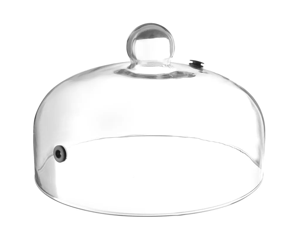 Glasglosche mit Lüftungsöffnung, HENDI, Servierglosche, ⌀260x(H)175mm