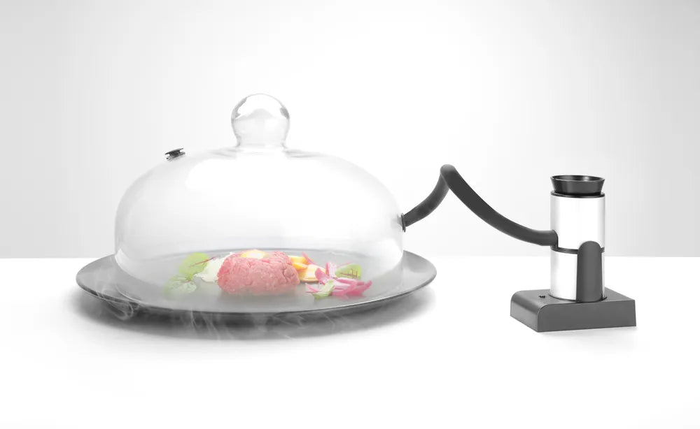 Glasglosche mit Lüftungsöffnung, HENDI, Servierglosche, ⌀260x(H)175mm