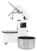 Spiralmischer mit steigendem Kopf und herausnehmbarer Schüssel., HENDI, 88 kg/h, 32L, 400V/1100W, 431x740x(H)804mm