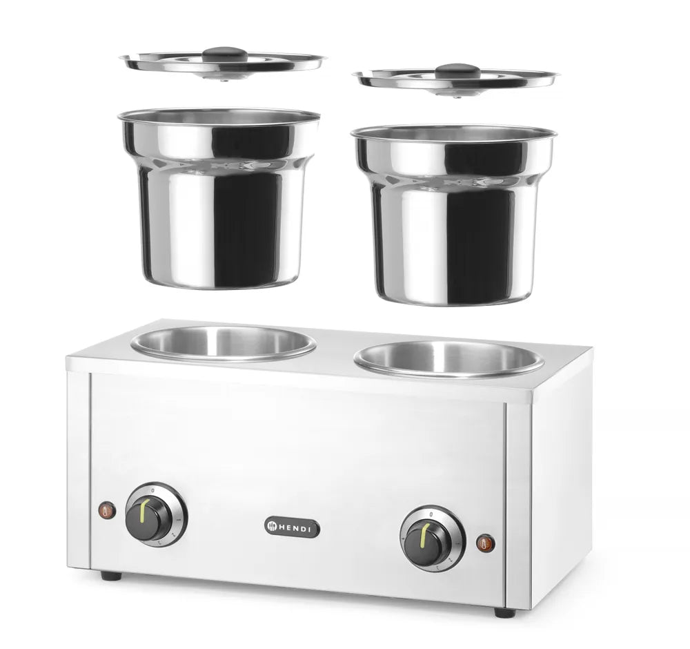 Thermosystem, doppelt, HENDI, 8L, 220-240V/400W, 506x312x(H)298mm