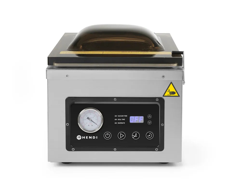 Vakuumkammer-Verpackungsmaschine, HENDI, Profi Line, Dichtungsband: 300 mm, 230V/950W, 367x425x(H)364mm