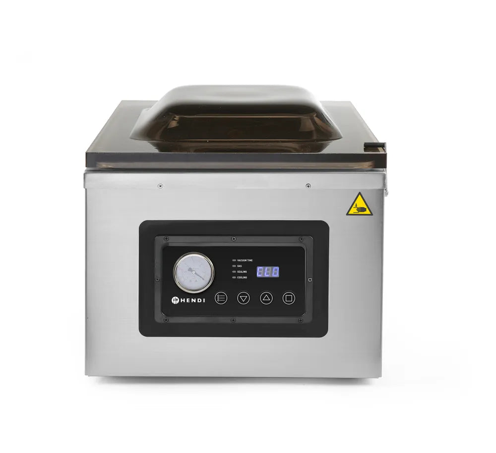 Vakuumkammer-Verpackungsmaschine Profi Line 410, HENDI, Profi Line, Dichtungsband: 410 mm, 230V/1100W, 510x625x(H)455mm