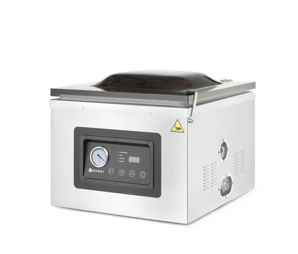 Vakuumkammer-Verpackungsmaschine Profi Line 410, HENDI, Profi Line, Dichtungsband: 410 mm, 230V/1100W, 510x625x(H)455mm