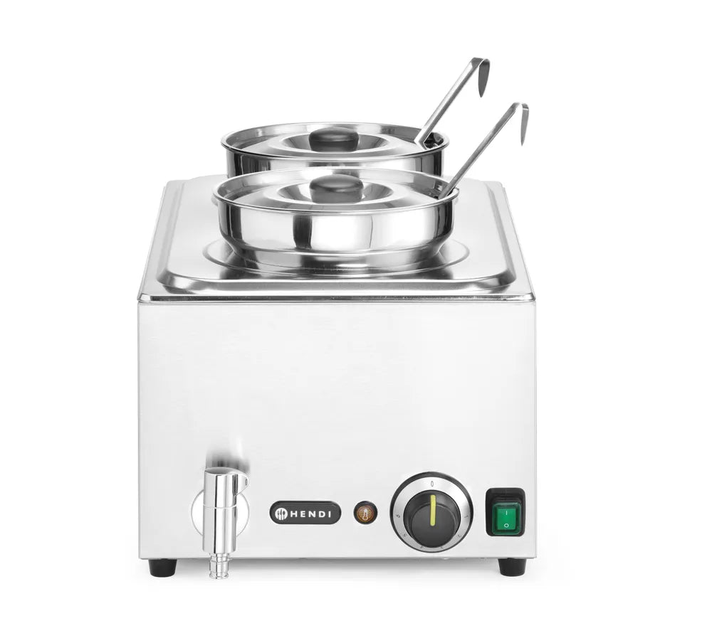 Set: Bain-Marie Ranger + 2x 4L Container mit Deckel, HENDI, 8L, 220-240V/1000W, 604x332x(H)315mm