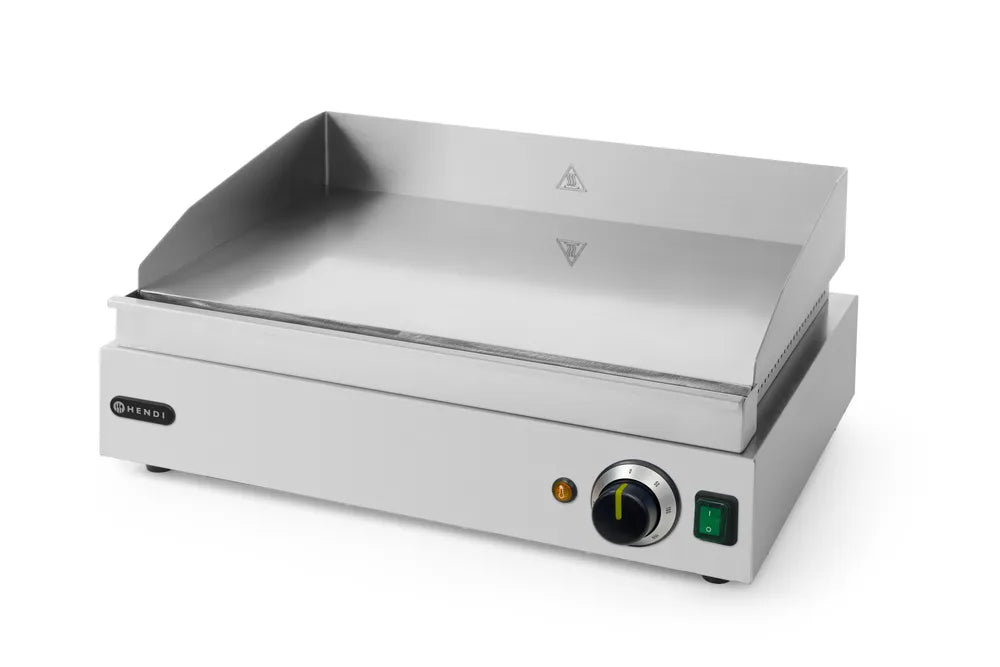 Grillplatte, HENDI, Profi Line, glatte Ausführung, 230V/2400W, 527x404x(H)233mm