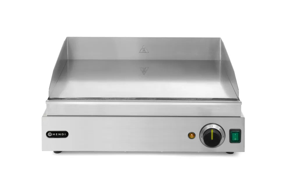 Grillplatte, HENDI, Profi Line, glatte Ausführung, 230V/2400W, 527x404x(H)233mm