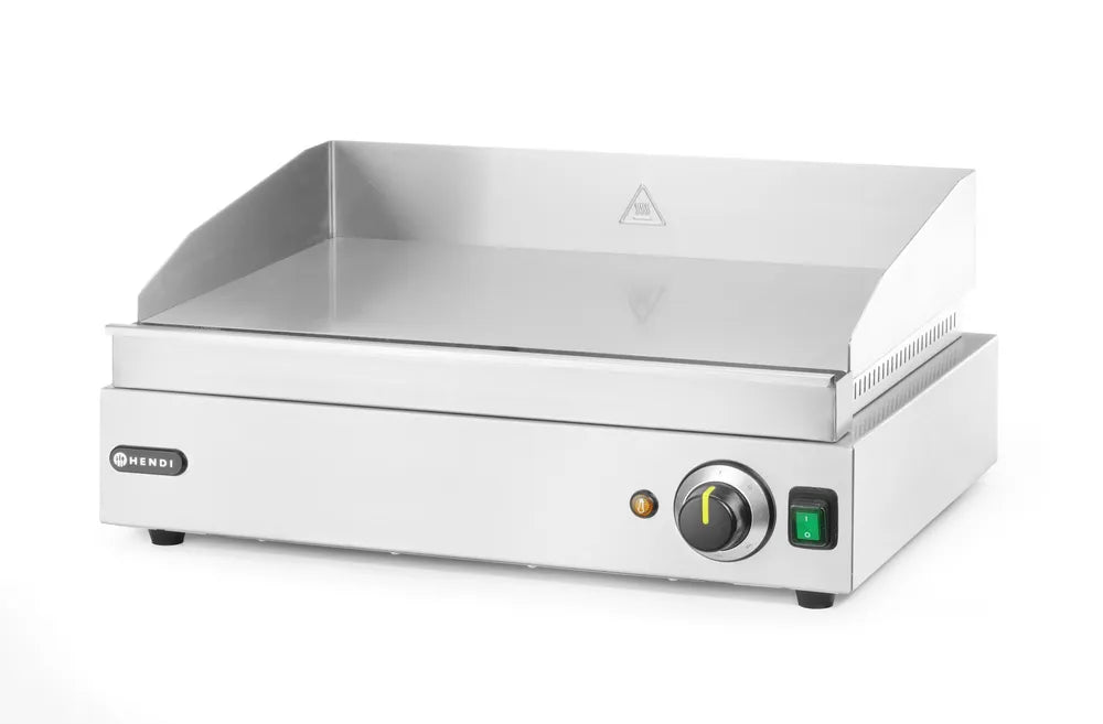 Grillplatte, HENDI, Profi Line, glatte Ausführung, 230V/2400W, 527x404x(H)233mm