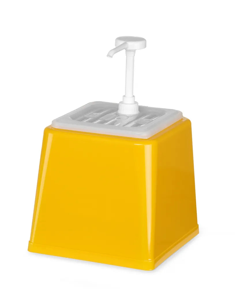 Pump-Saucenspender, HENDI, 2,5L, Rot, 230x210x(H)327mm