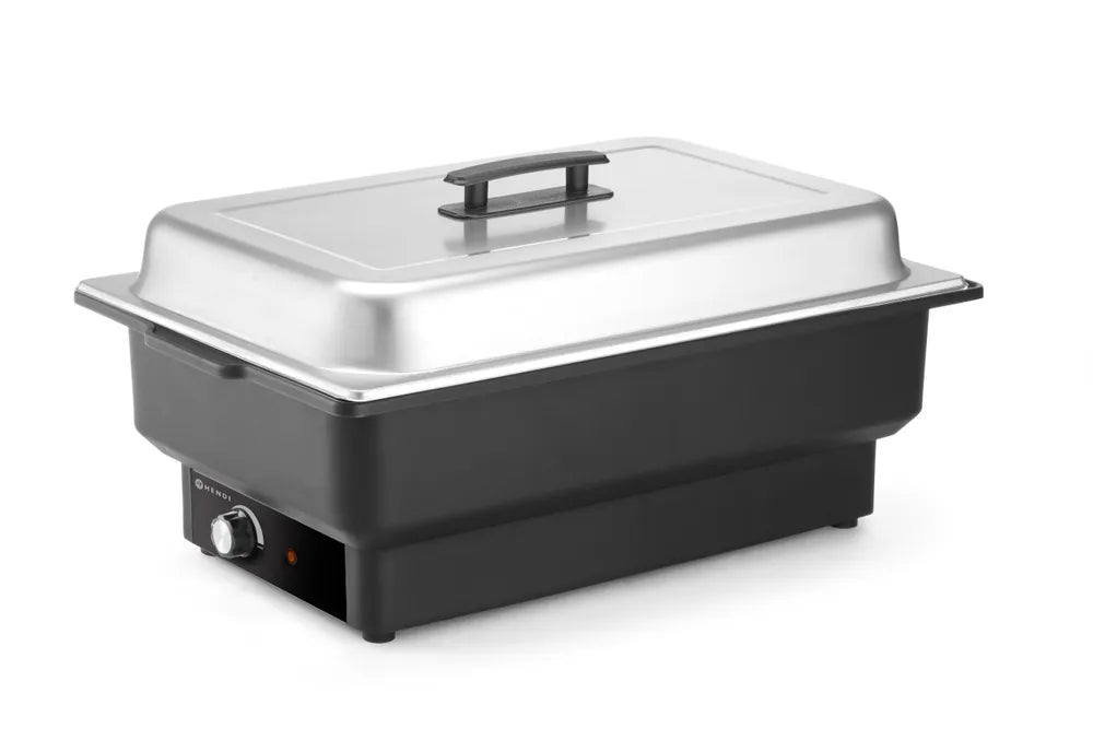 Chafing Dish Tellano, elektrisch, HENDI, Kitchen Line, GN 1/1, 9L, 220-240V/900W, 575x349x(H)278mm