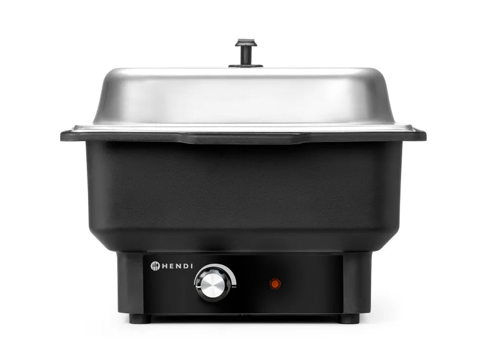Chafing Dish Tellano, elektrisch, HENDI, Kitchen Line, GN 1/1, 9L, 220-240V/900W, 575x349x(H)278mm