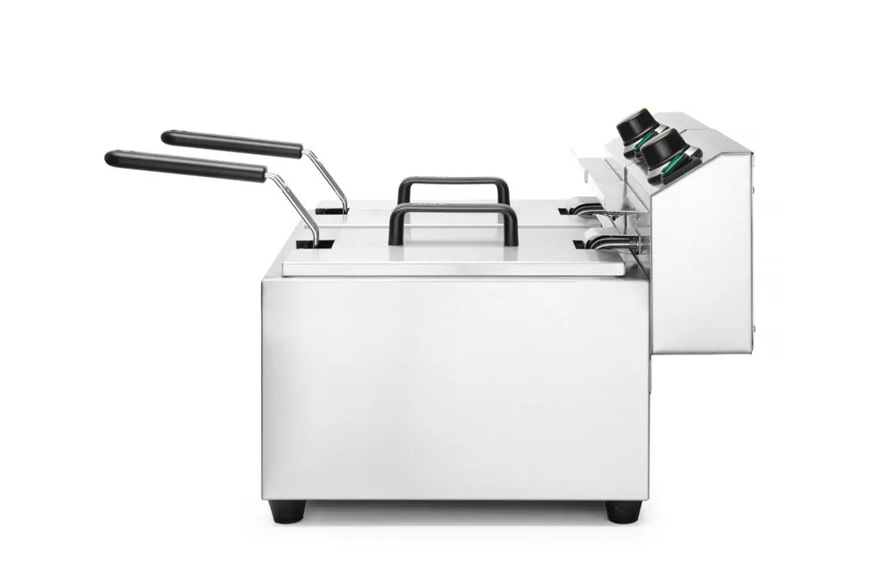 Fritteuse Profi Line, 2×8 l, HENDI, Profi Line, 16L, 230V/7000W, 605x460x(H)369mm