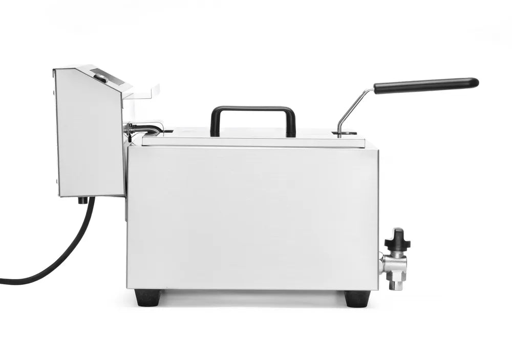 Friteuse Profi Line digital - mit Ablasshahn - 8 l, HENDI, Profi Line, 8L, 230V/3500W, 305x515x(H)345mm