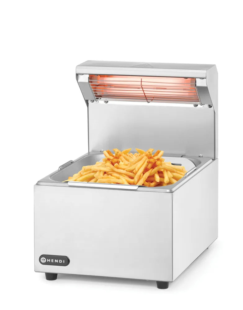 Pommes-frites-Wärmer, HENDI, GN 1/2, 220-240V/400W, 357x267x(H)376mm
