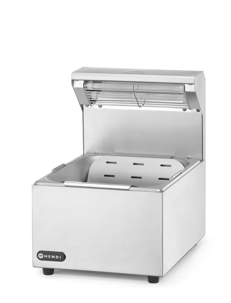 Pommes-frites-Wärmer, HENDI, GN 1/2, 220-240V/400W, 357x267x(H)376mm