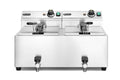 Fritteuse Profi Line mit Ablasshahn, 2×8 l, HENDI, Profi Line, 16L, 230V/7000W, 610x515x(H)369mm
