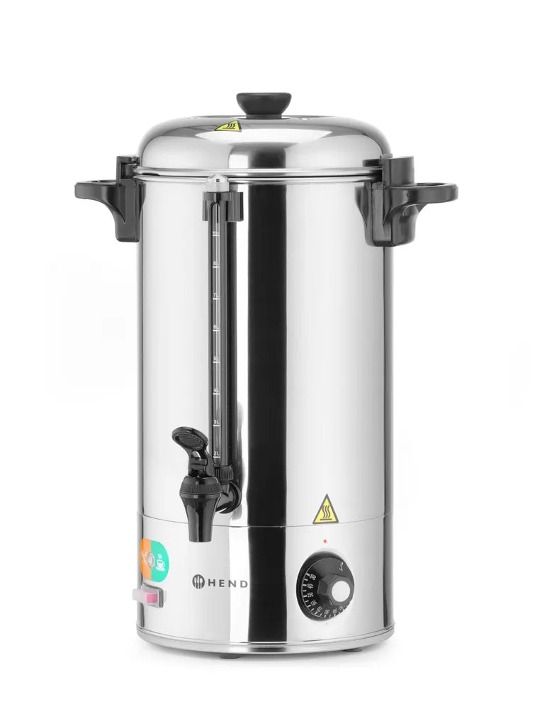 Heißgetränkespender, HENDI, 9L, Silber, 230V/2200W, 340x227x(H)468mm