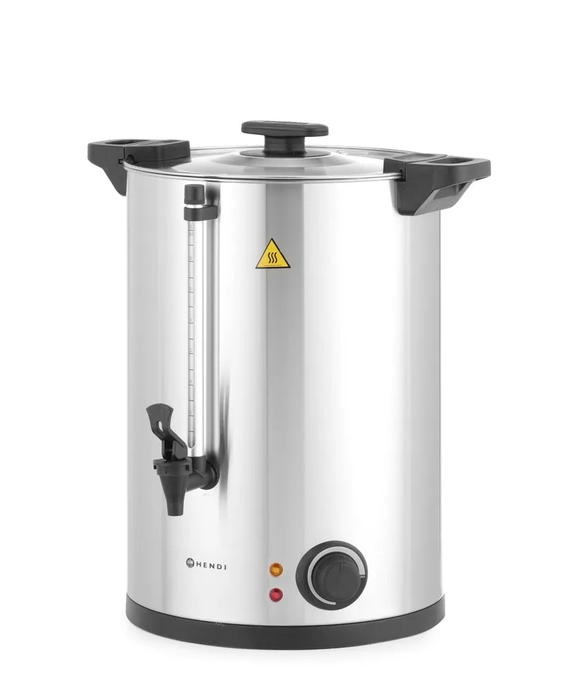 Heißgetränkespender einwandig, HENDI, ≈ 130 Tassen in 42 Min., 20L, 220-240V/2500W, 415x382x(H)480mm