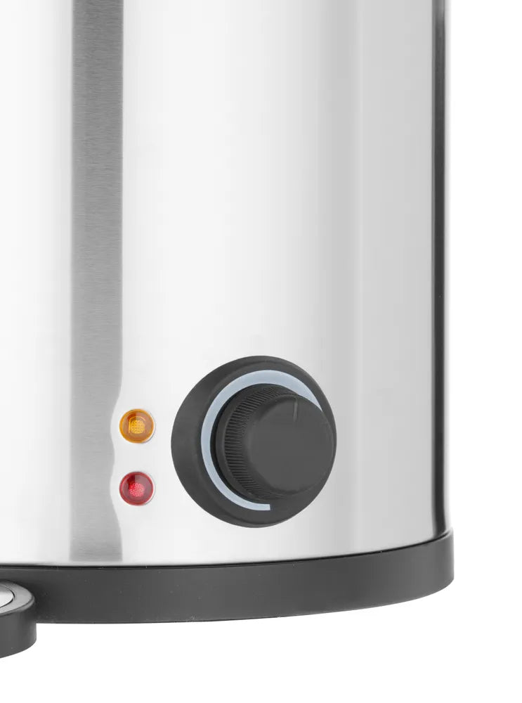 Heißgetränkespender doppelwandig, HENDI, ≈ 60 Tassen in 40 Min., 9L, 220-240V/1500W, 340x315x(H)430mm