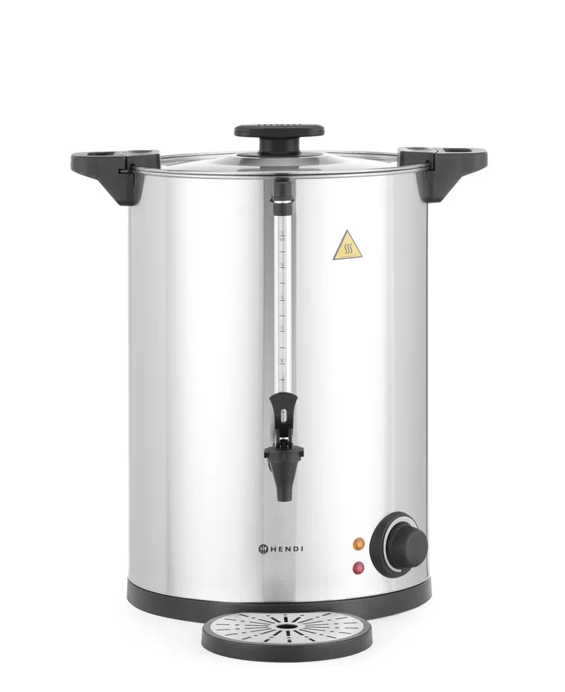 Heißgetränkespender doppelwandig, HENDI, ≈ 120 Tassen in 37 Min., 17L, 220-240V/2500W, 415x382x(H)480mm