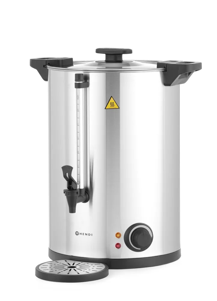 Heißgetränkespender doppelwandig, HENDI, ≈ 120 Tassen in 37 Min., 17L, 220-240V/2500W, 415x382x(H)480mm
