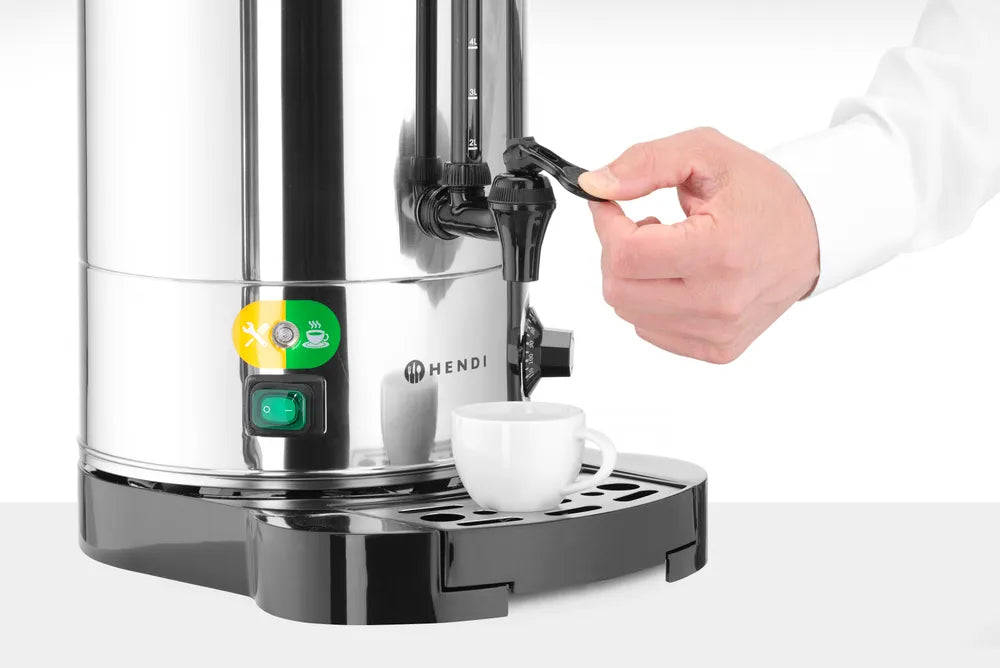 Heißgetränkespender, doppelwandig, HENDI, 18L, 230V/2200W, 386x393x(H)641mm