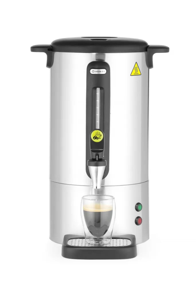 Perkolator UNIQ, HENDI, designed by Robert Bronwasser, 7L, Silber, 220-240V/1050W, 307x330x(H)450mm