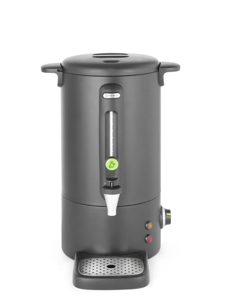 Heißgetränkespender UNIQ, HENDI, designed by Robert Bronwasser, 9L, Schwarz, 220-240V/950W, 307x330x(H)450mm