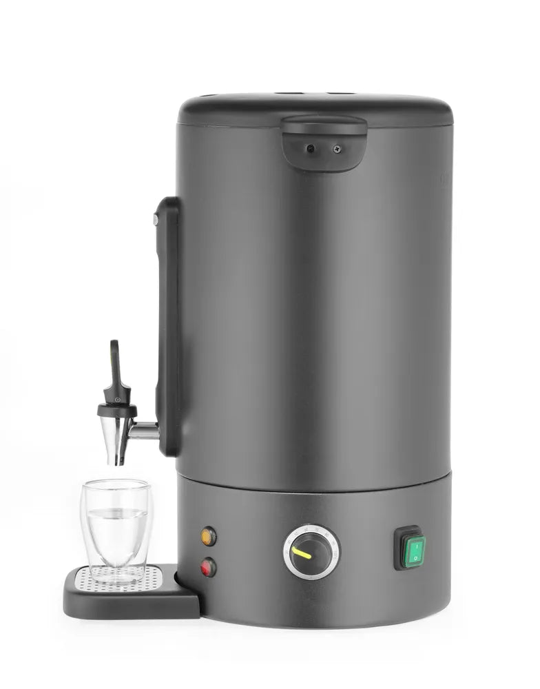 Heißgetränkespender UNIQ, HENDI, designed by Robert Bronwasser, 16L, Schwarz, 220-240V/1650W, 357x380x(H)502mm