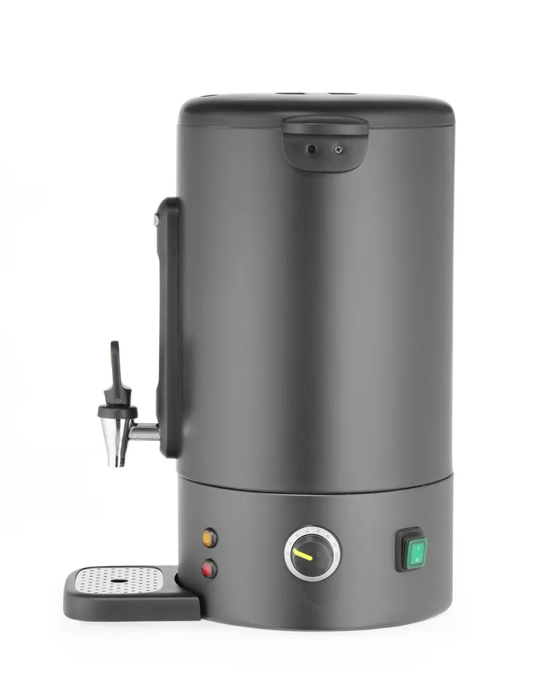 Heißgetränkespender UNIQ, HENDI, designed by Robert Bronwasser, 16L, Schwarz, 220-240V/1650W, 357x380x(H)502mm