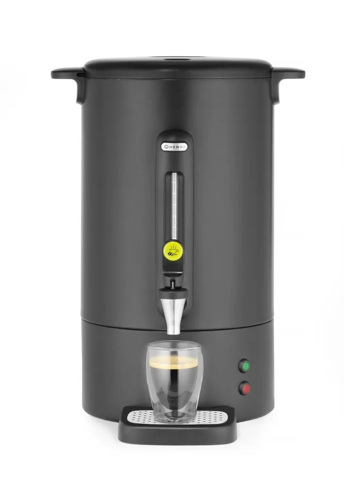 Perkolator UNIQ, HENDI, designed by Robert Bronwasser, 14L, Schwarz, 220-240V/1750W, 357x380x(H)502mm