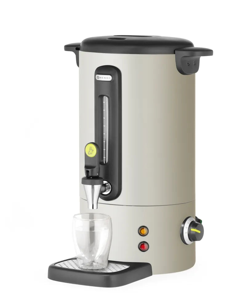 Heißgetränkespender UNIQ, HENDI, designed by Robert Bronwasser, 9L, Creme, 220-240V/950W, 307x330x(H)450mm