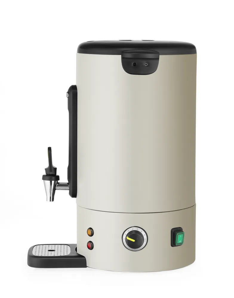 Heißgetränkespender UNIQ, HENDI, designed by Robert Bronwasser, 16L, Creme, 220-240V/1650W, 357x380x(H)502mm