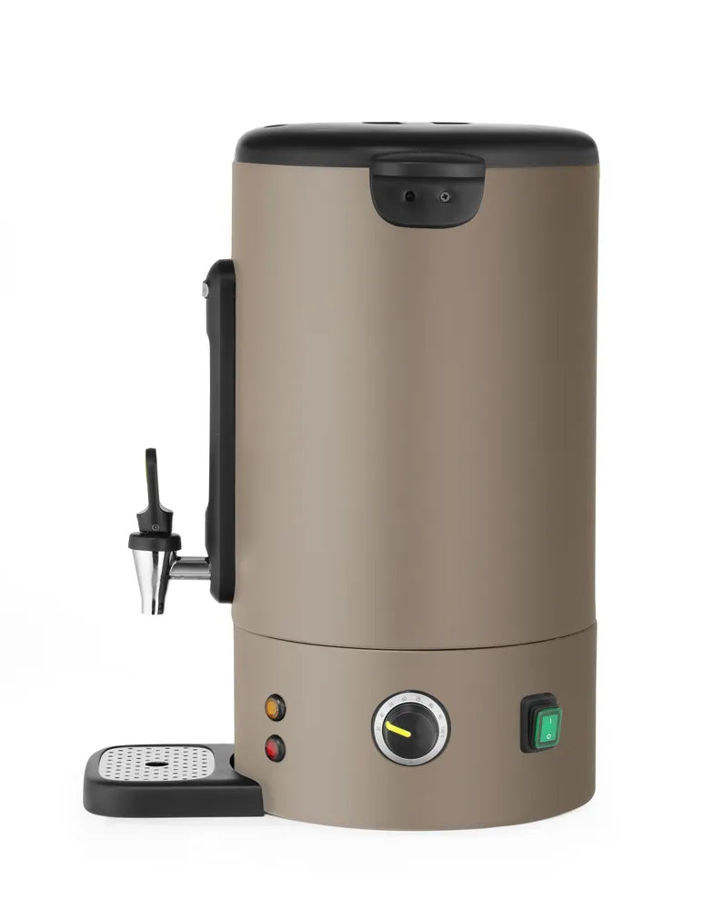 Heißgetränkespender UNIQ, HENDI, designed by Robert Bronwasser, 16L, Taupe, 220-240V/1650W, 357x380x(H)502mm