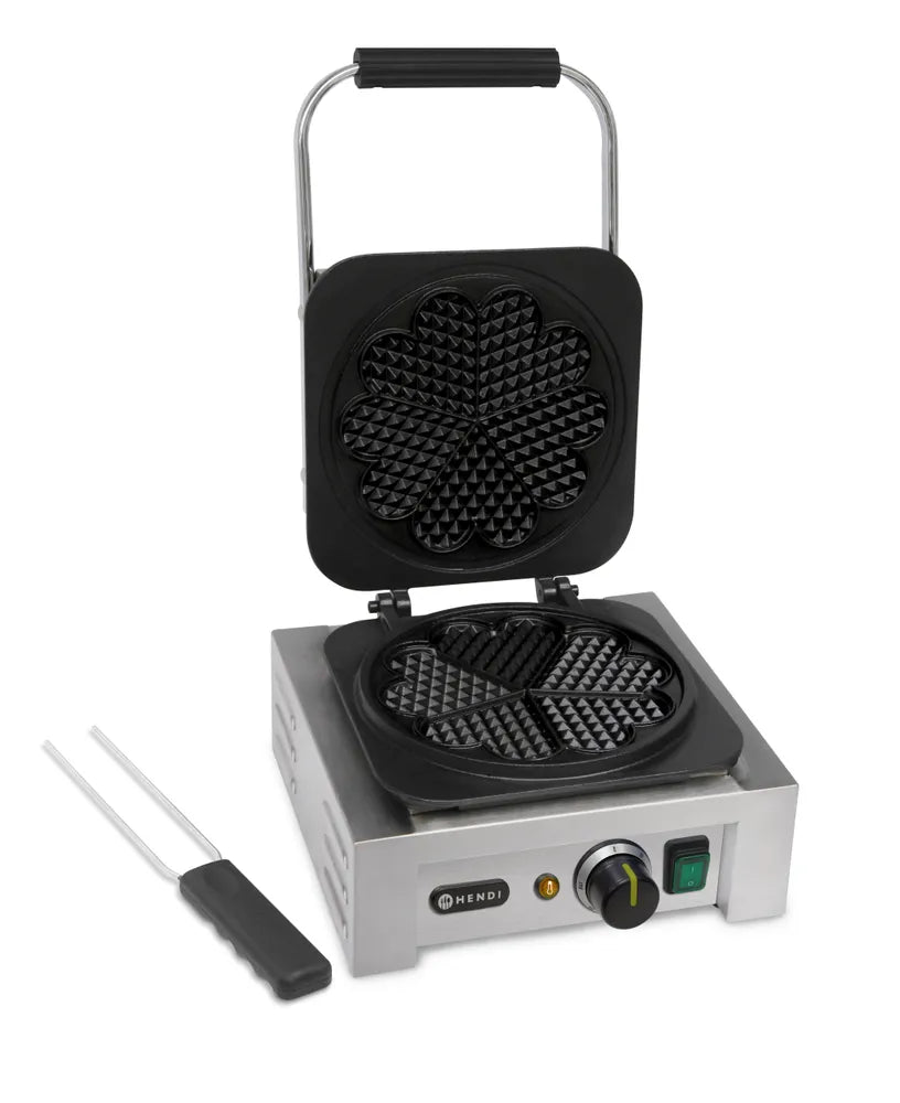 Waffeleisen 'Herz', HENDI, 230V/2200W, 330x543x(H)251mm
