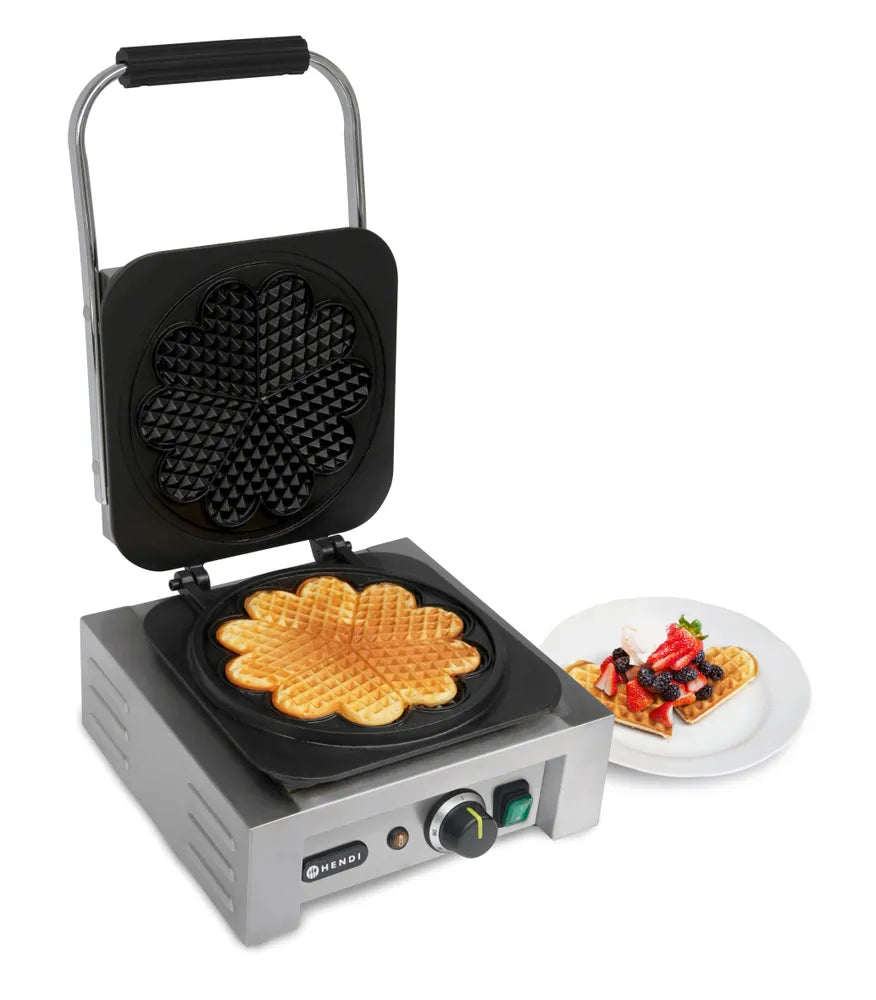 Waffeleisen 'Herz', HENDI, 230V/2200W, 330x543x(H)251mm
