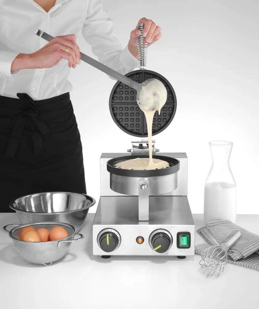 Waffeleisen rund, HENDI, 230V/1000W, 250x491x(H)285mm