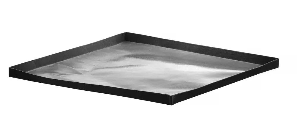 Hochgeschwindigkeits-Backblech, Antihaftbeschichtet, HENDI, Schwarz, 280x280x(H)15mm, Quadratisch
