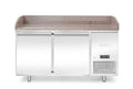 Pizzakühltisch mit Granitarbeitsplatte, 2-türig, Arktic, 250L, Granit, 230V/250W, 1510x800x(H)875mm